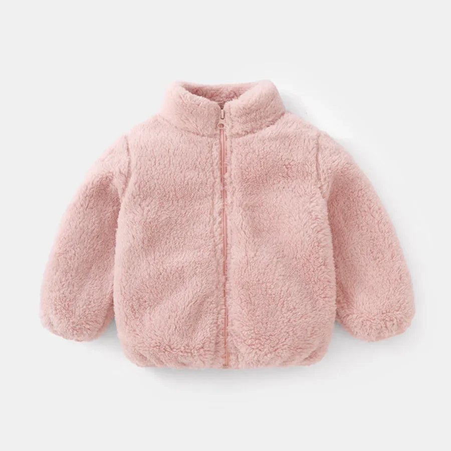 Veste Hiver Enfant Doublée Polaire - Manteau Chaud Garçon Fille 2-7 Ans