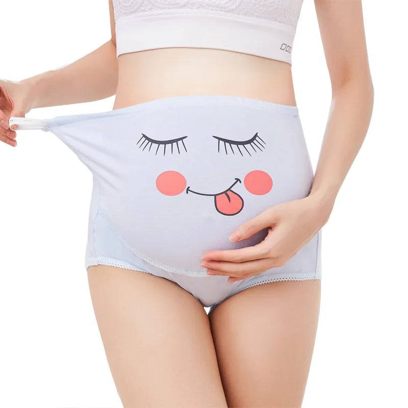 Culotte Maternité Coton Taille Haute - Sous-Vêtement Grossesse Confortable