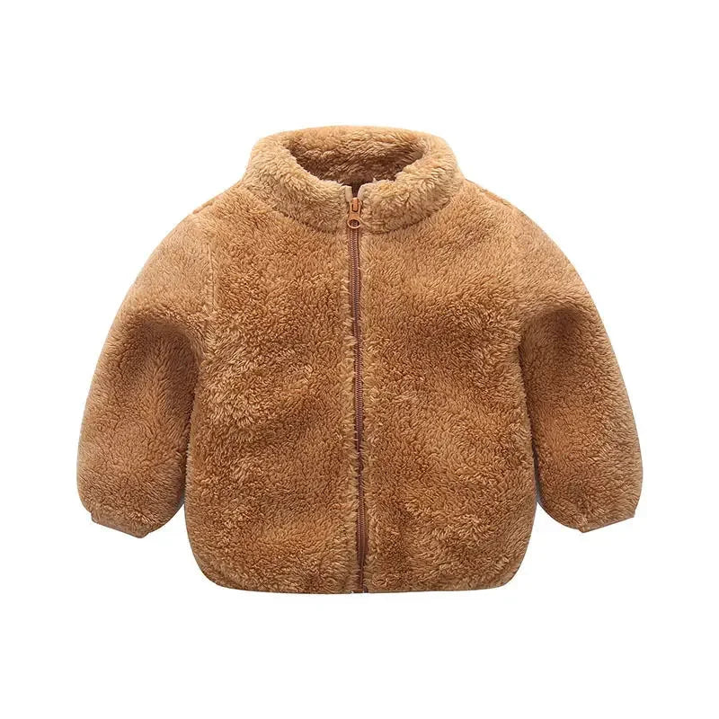 Veste Hiver Enfant Doublée Polaire - Manteau Chaud Garçon Fille 2-7 Ans