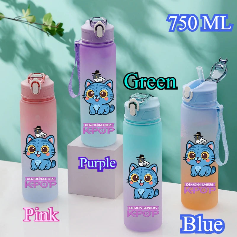 Gourde Anime Huntrix 750ML - Bouteille Kpop Demon Hunters