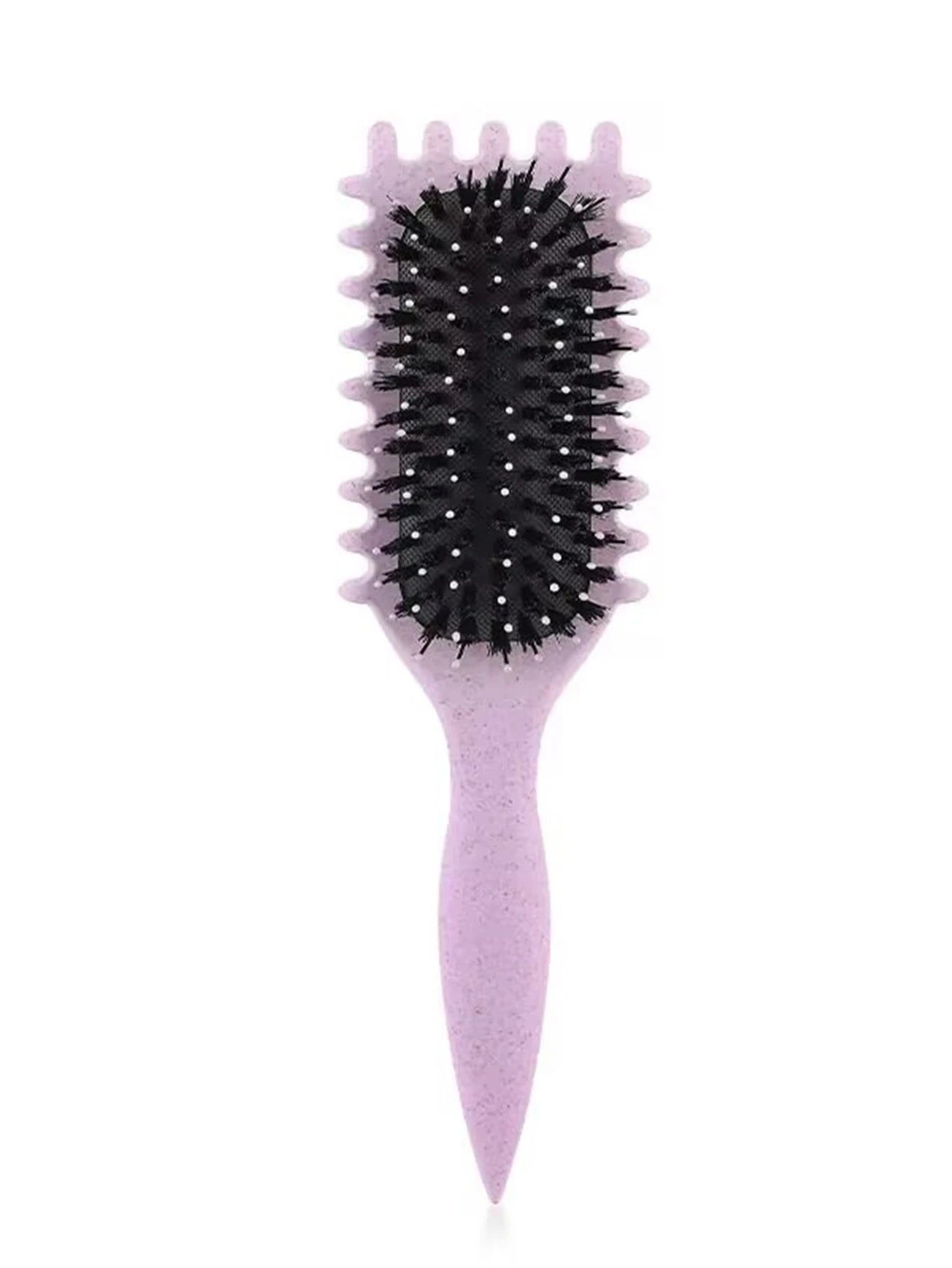 Brosse Cheveux Bouclés Définition - Peigne Démêlant Styling Anti-Frisottis