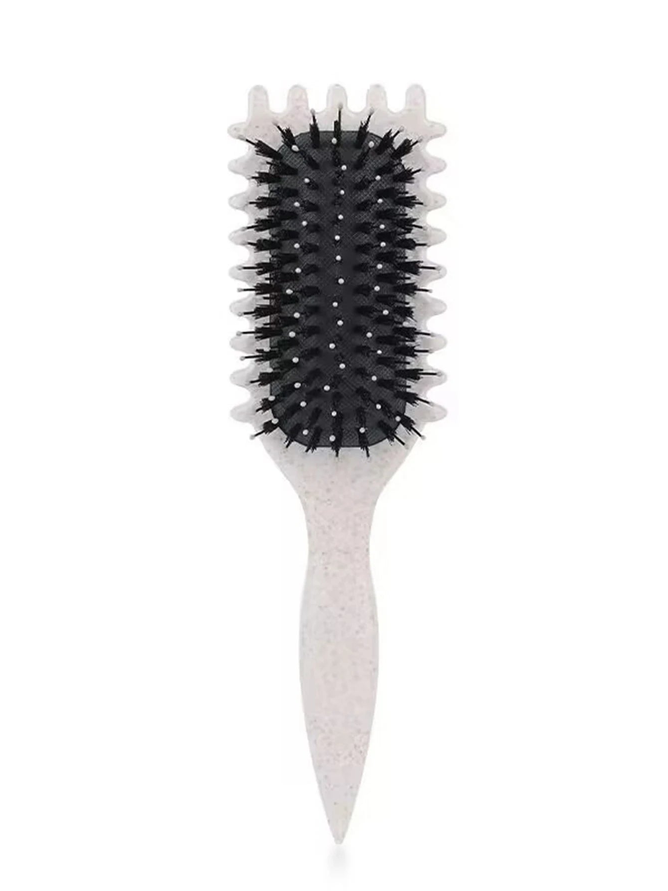 Brosse Cheveux Bouclés Définition - Peigne Démêlant Styling Anti-Frisottis