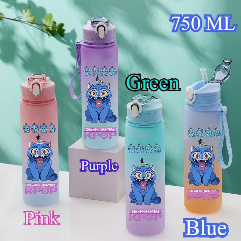 Gourde Anime Huntrix 750ML - Bouteille Kpop Demon Hunters