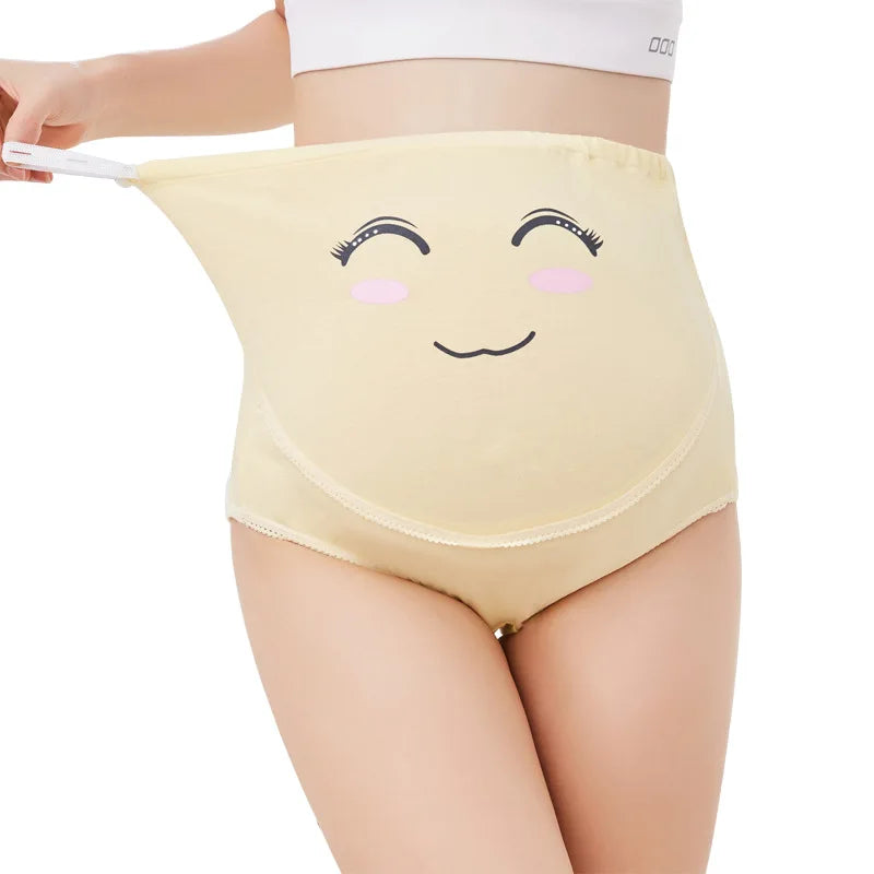 Culotte Maternité Coton Taille Haute - Sous-Vêtement Grossesse Confortable