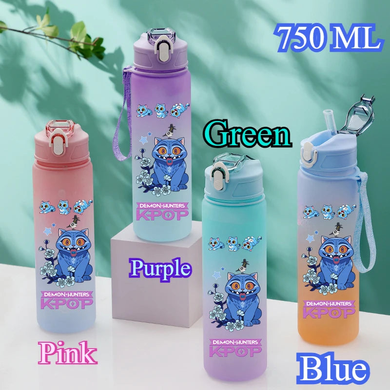 Gourde Anime Huntrix 750ML - Bouteille Kpop Demon Hunters