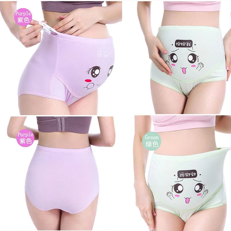 Culotte Maternité Coton Taille Haute - Sous-Vêtement Grossesse Confortable