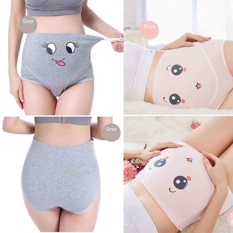 Culotte Maternité Coton Taille Haute - Sous-Vêtement Grossesse Confortable