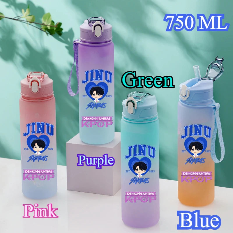 Gourde Anime Huntrix 750ML - Bouteille Kpop Demon Hunters
