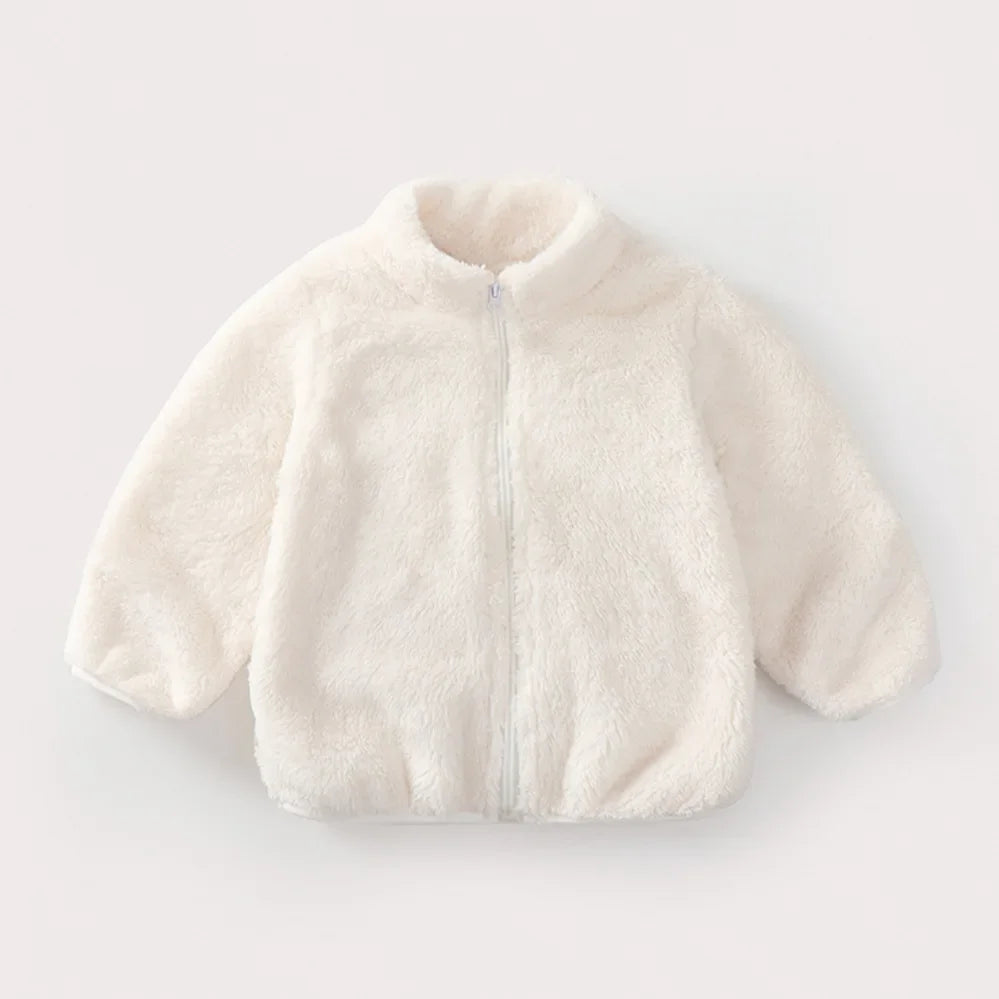 Veste Hiver Enfant Doublée Polaire - Manteau Chaud Garçon Fille 2-7 Ans